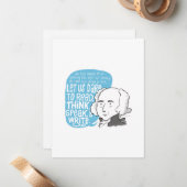 Correspondance Carte de devis John Adams (Devant/Arrière en situation)