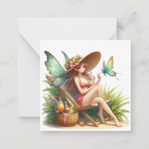 Correspondance Carte de Fantaisie Fée