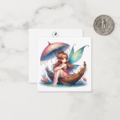 Correspondance Carte de Fantaisie Fée (Devant/Arrière en situation)