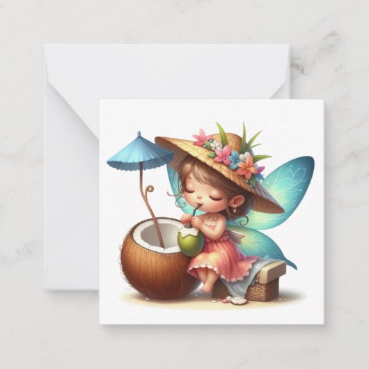 Correspondance Carte de Fantaisie Fée (Devant)