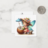 Correspondance Carte de Fantaisie Fée (Devant/Arrière en situation)