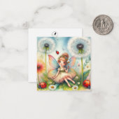 Correspondance Carte de Fantaisie Fée (Devant/Arrière en situation)
