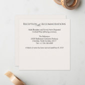 Correspondance Carte de fermeture d'insertion de Noël Holly Holid (Devant/Arrière en situation)