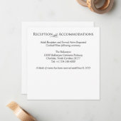 Correspondance Carte de fermeture d'insertion de Noël Holly Holid (Devant/Arrière en situation)