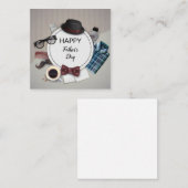 Correspondance Carte de fête des pères joyeuse (Devant / Derrière)