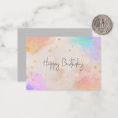 Correspondance carte de fin de semaine heureuse (Devant/Arrière en situation)