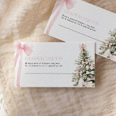 Correspondance Carte de jauge de couches d'hiver Pink Bow