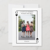 Correspondance Carte de jeu Las Vegas Carte de proposition de ser (Dos)