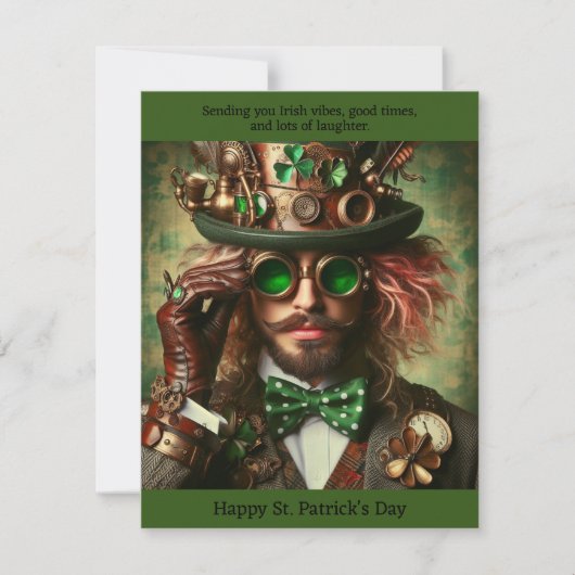 Correspondance Carte de jour Steampunk St. Patrick (Devant)