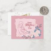 Correspondance Carte de la fête des mères (Devant/Arrière en situation)