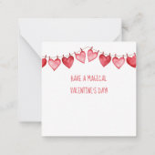 Correspondance Carte de la Saint-Unicorne Valentin (Dos)