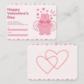 Correspondance Carte de la Saint-Valentin (Devant / Derrière)