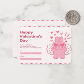 Correspondance Carte de la Saint-Valentin (Devant/Arrière en situation)