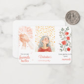 Correspondance Carte de la Saint-Valentin (Devant/Arrière en situation)