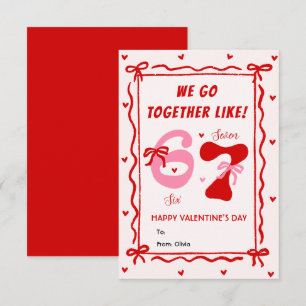Correspondance Carte de la Saint-Valentin Arc-en-ciel Rose Rouge