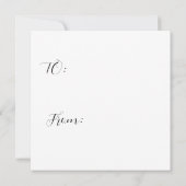 Correspondance Carte de la Saint-Valentin Coq Poule  (Dos)