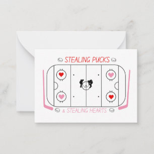 Correspondance Carte de la Saint-Valentin de hockey pour enfants 