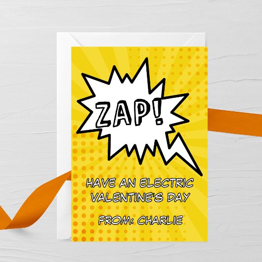 Correspondance Carte de la Saint-Valentin électrique Zap !