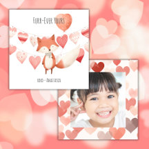 Carte de la Saint-Valentin en classe, Cœur de rena