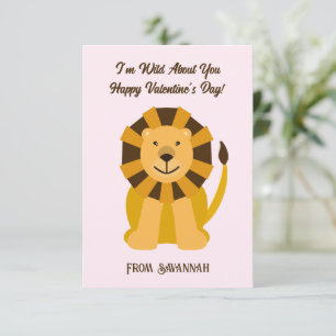 Correspondance Carte de la Saint-Valentin Lion Fou de Toi pour En