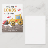 Correspondance Carte de la Saint Valentin pour enfants (Devant / Derrière)