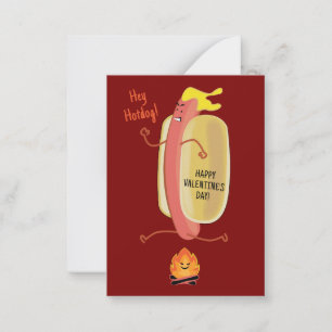 Correspondance Carte de la Saint-Valentin pour enfants qui sauten