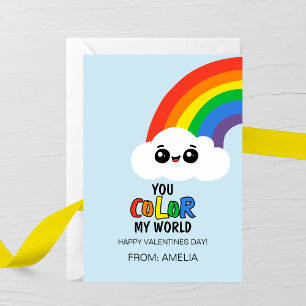 Correspondance Carte de la Saint-Valentin pour enfants You Color