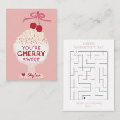 Correspondance Carte de la Saint-Valentin pour la classe Cherry S (Devant / Derrière)