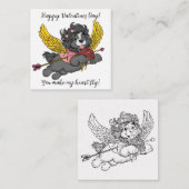 Correspondance Carte de la Saint-Valentin pour la classe des enfa (Devant / Derrière)