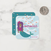 Correspondance Carte de la Saint-Valentin pour la classe - Sirène (Devant/Arrière en situation)