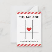 Correspondance Carte de la Saint-Valentin Tic Tac Toe, Classe d'é (Devant)