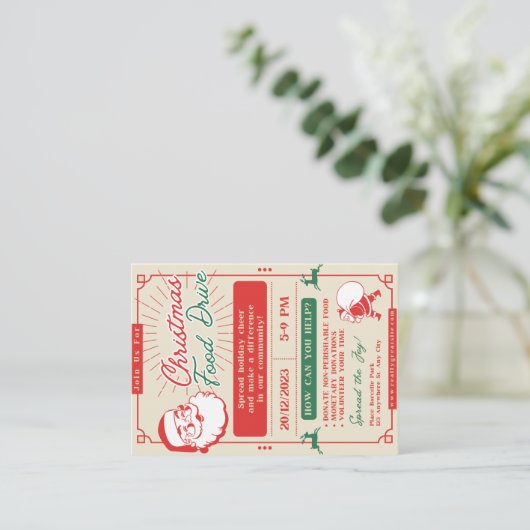Correspondance Carte de Noël (Debout devant)