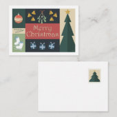 Correspondance Carte de Noël (Devant / Derrière)
