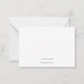 Correspondance Carte de Noël à pois joyeuse (Dos)