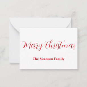 Correspondance Carte de Noël Appartement