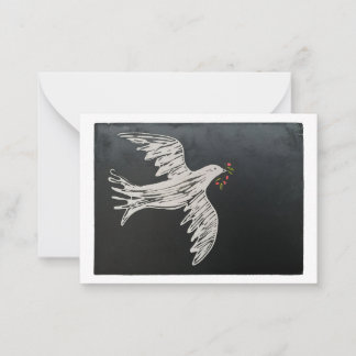 Correspondance Carte de Noël de la colombe