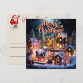 Correspondance Carte de Noël de voeux de Whimsical (Devant / Derrière)
