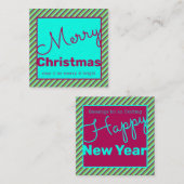 Correspondance Carte De Noël Douce Et Mini Avec Enveloppe (Devant / Derrière)