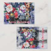 Correspondance Carte de Noël drôle avec Joyeux Noël amis (Devant / Derrière)