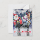 Correspondance Carte de Noël drôle avec Joyeux Noël amis (Dos)