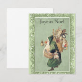 Correspondance Carte de Noël Joyeux Noel (Devant / Derrière)