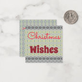 Correspondance Carte de Noël Mini (Devant/Arrière en situation)