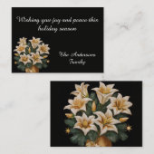 Correspondance Carte de Noël personnalisable (Devant / Derrière)