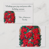 Correspondance Carte de Noël personnalisable (Devant / Derrière)