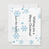 Correspondance Carte de Noël personnalisée (Dos)