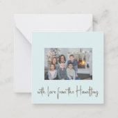 Correspondance Carte de Noël Snowboard (Dos)