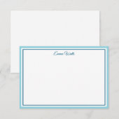 Correspondance Carte de note à nom personnalisé (Devant / Derrière)