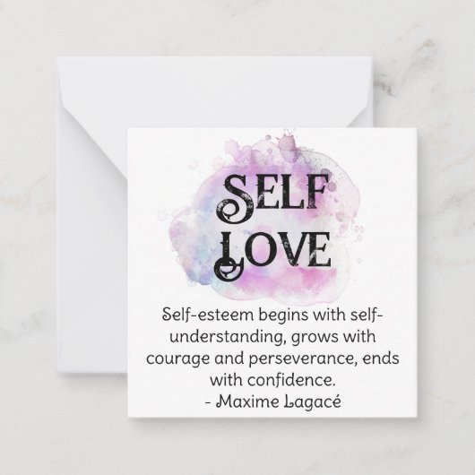 Correspondance *~* Carte de note à plat pour l'auto-évaluation AP (Devant)