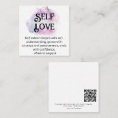 Correspondance *~* Carte de note à plat pour l'auto-évaluation AP (Devant / Derrière)