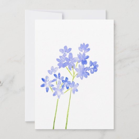 Correspondance Carte de note Agapanthus (Devant)
